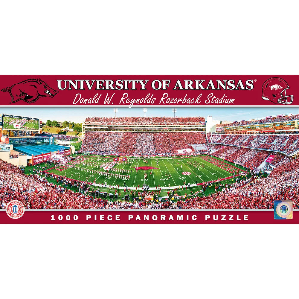 Arkansas Razorbacks 1000-Piece Stadium Panoramic Puzzle