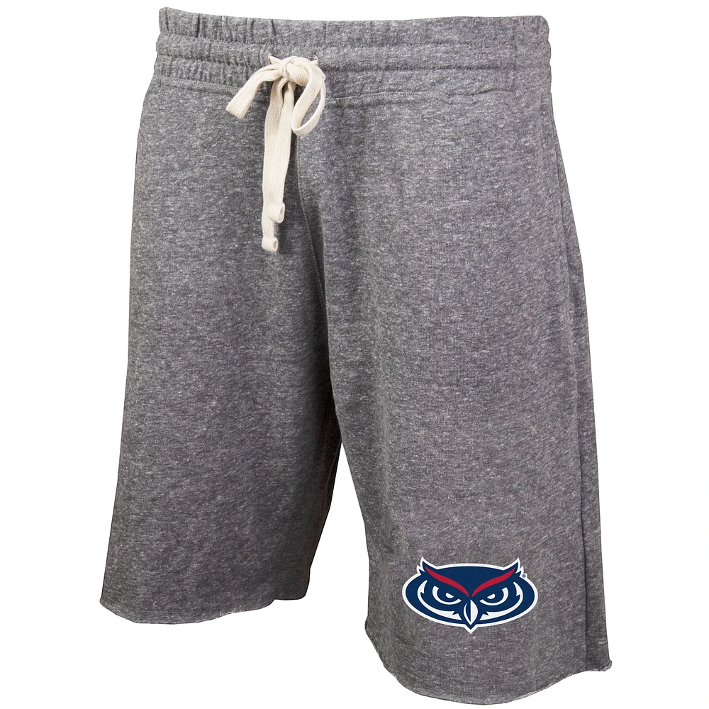 Men's Concepts Sport Gray Florida Atlantic Owls Mainstream Terry Shorts