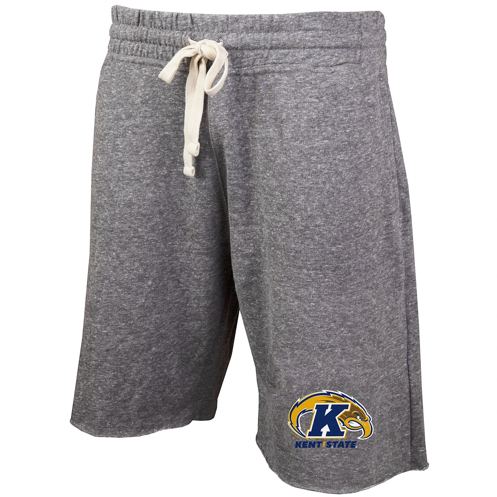 Men's Concepts Sport Gray Kent State Golden Flashes Mainstream Terry Shorts
