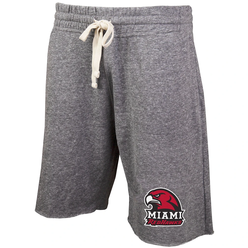 Men's Concepts Sport Gray Miami University RedHawks Mainstream Terry Shorts