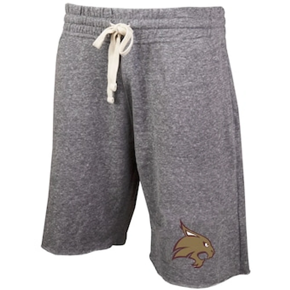 Men's Concepts Sport Gray Texas State Bobcats Mainstream Terry Shorts