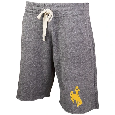 Men's Concepts Sport Gray Wyoming Cowboys Mainstream Terry Shorts