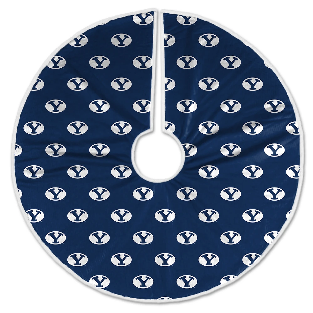 BYU Cougars Microplush Christmas Tree Skirt