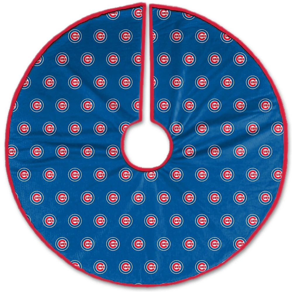 Chicago Cubs Microplush Christmas Tree Skirt
