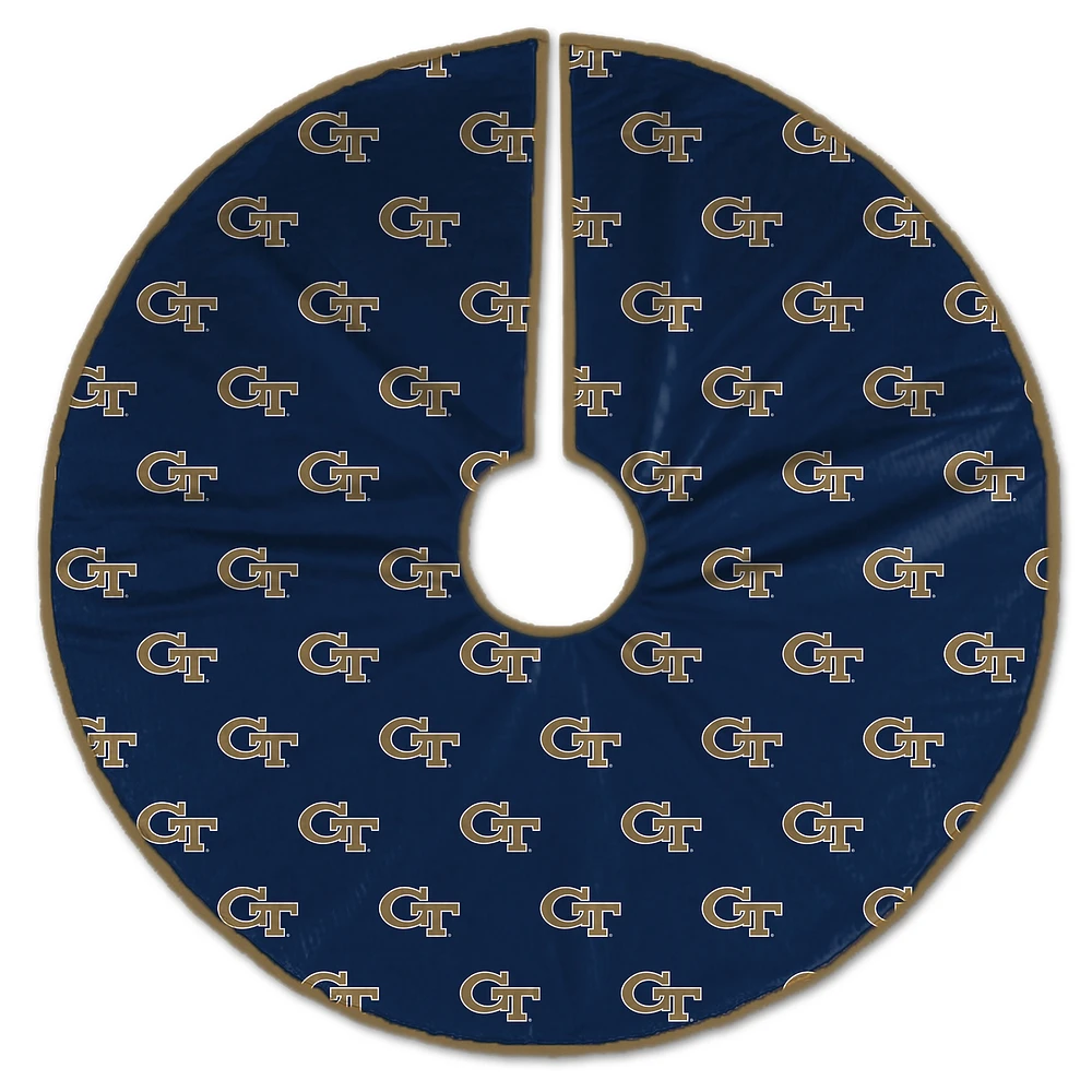 Georgia Tech Yellow Jackets Microplush Christmas Tree Skirt