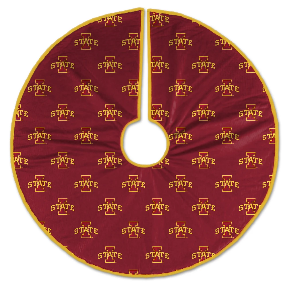 Iowa State Cyclones Microplush Christmas Tree Skirt
