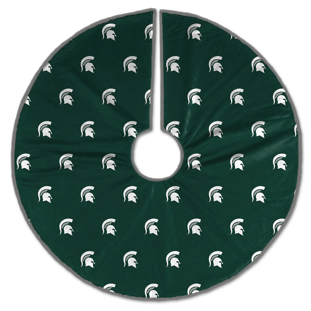 Michigan State Spartans Microplush Christmas Tree Skirt