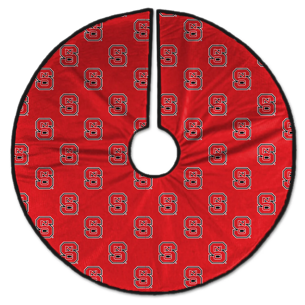 NC State Wolfpack Microplush Christmas Tree Skirt