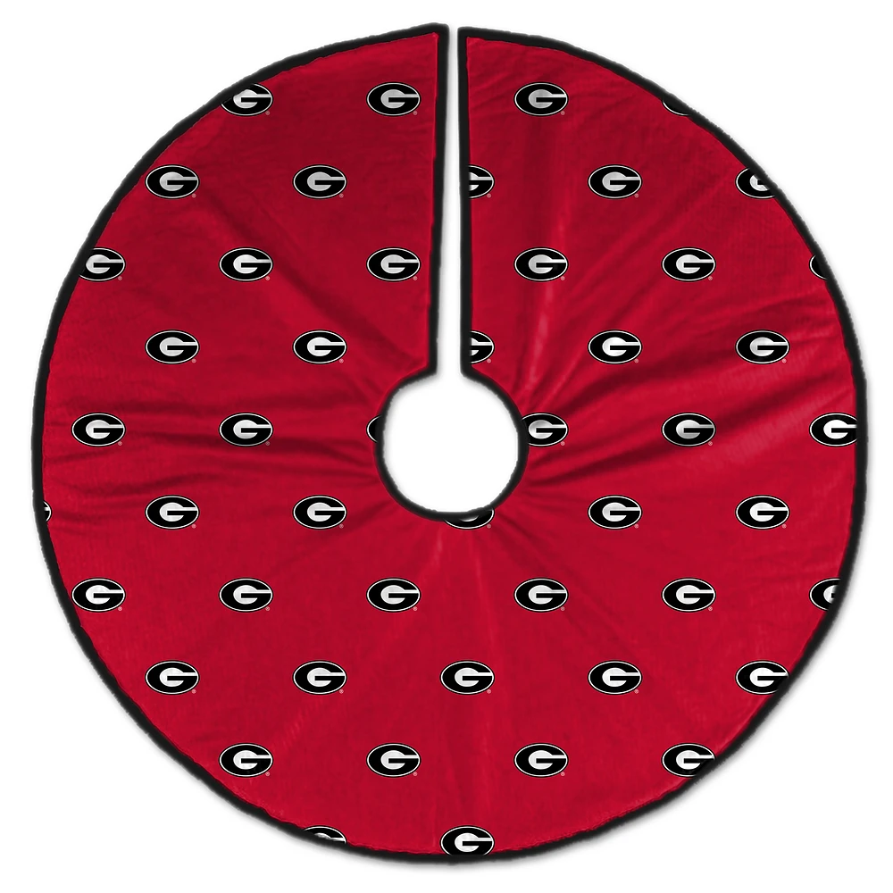 Georgia Bulldogs Microplush Christmas Tree Skirt