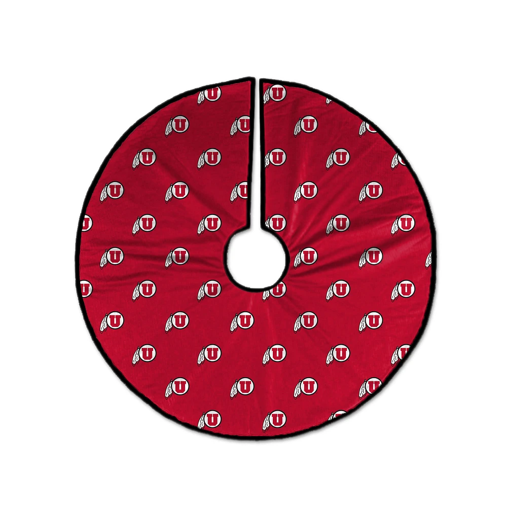 Utah Utes Microplush Holiday Tree Skirt