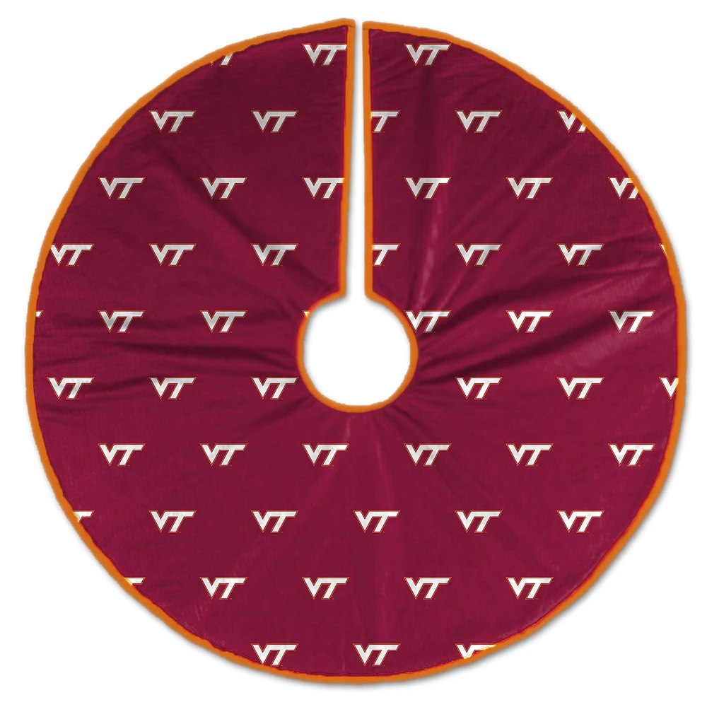 Virginia Tech Hokies Microplush Christmas Tree Skirt