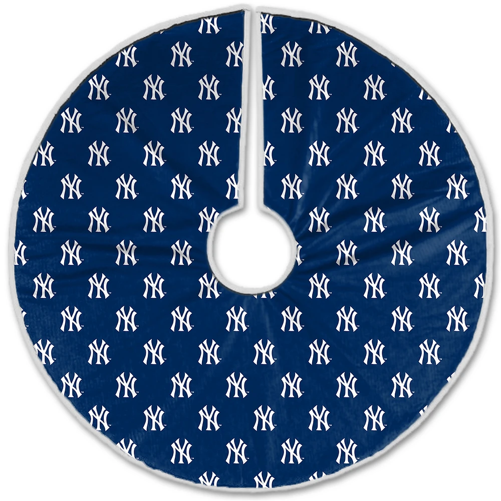 New York Yankees Microplush Christmas Tree Skirt