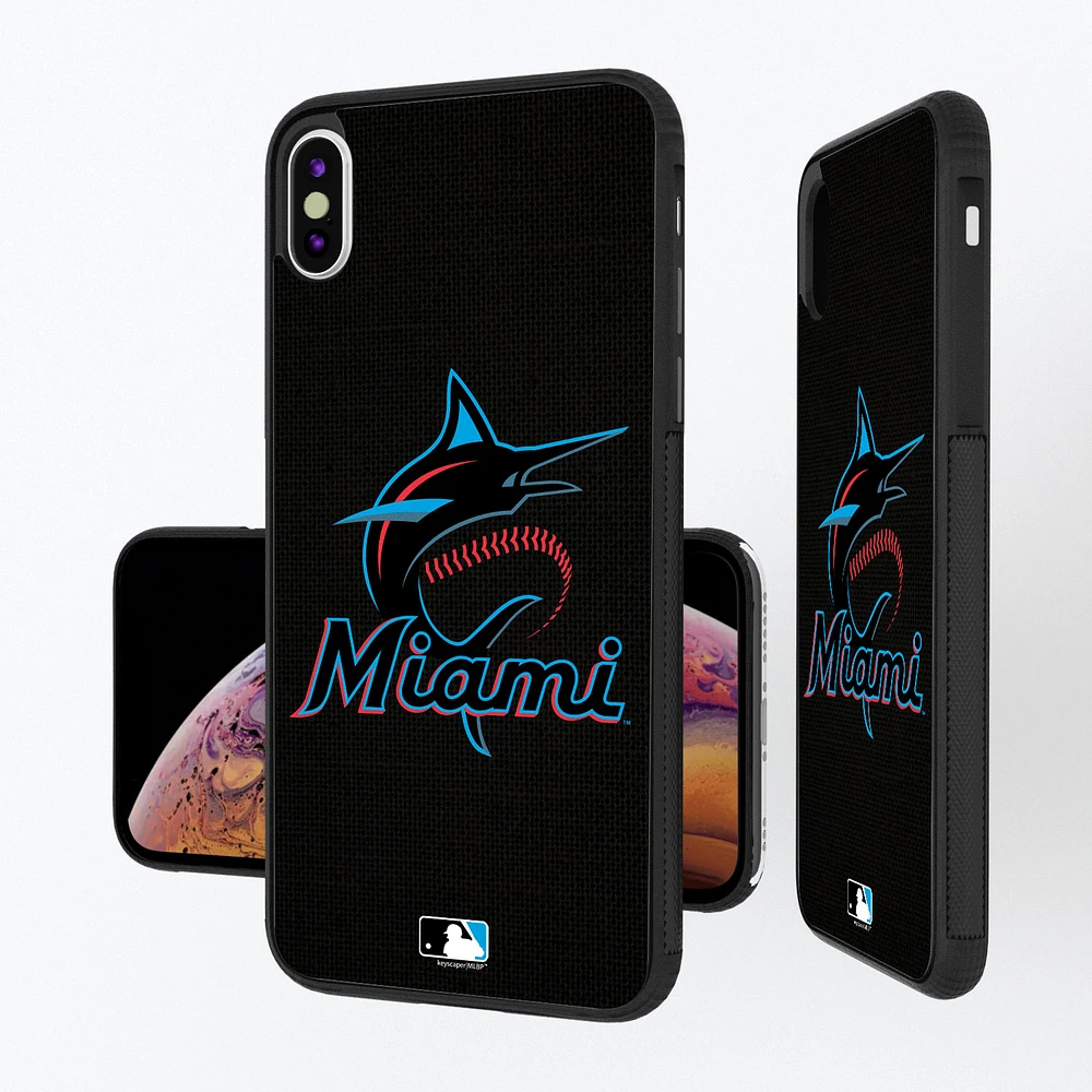 Miami Marlins Bump Solid iPhone Case