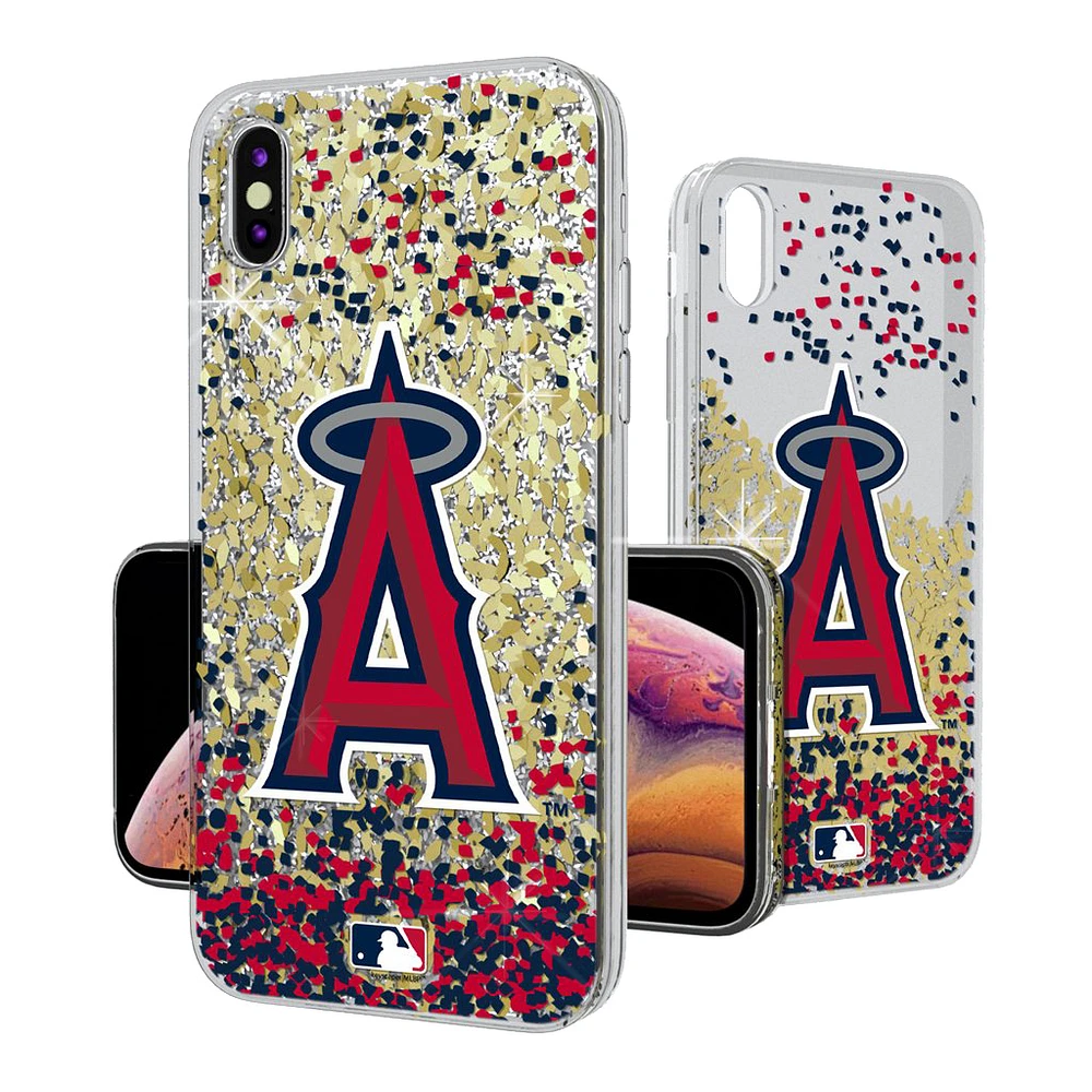 Los Angeles Angels Glitter Confetti iPhone Case