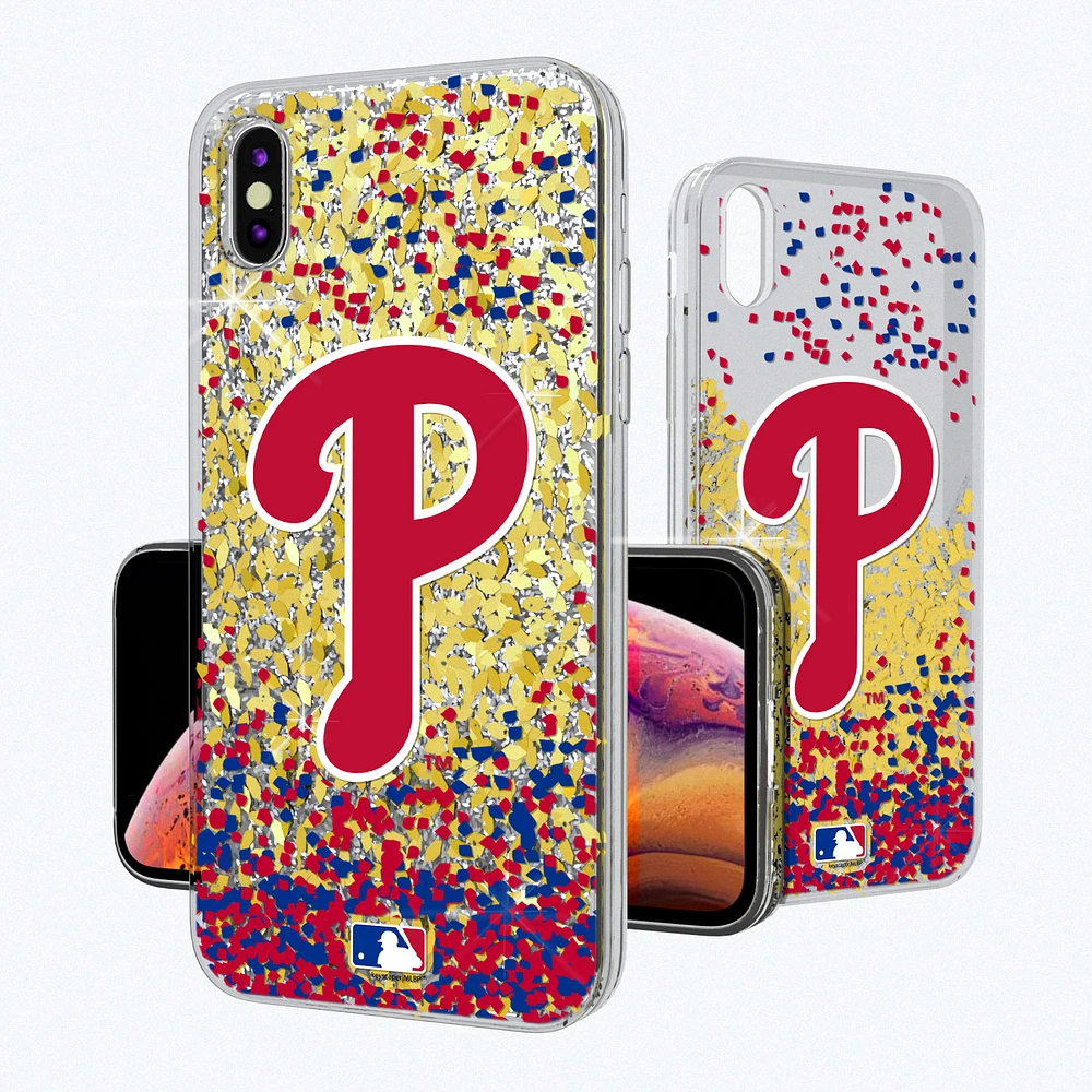 Philadelphia Phillies Glitter Confetti iPhone Case