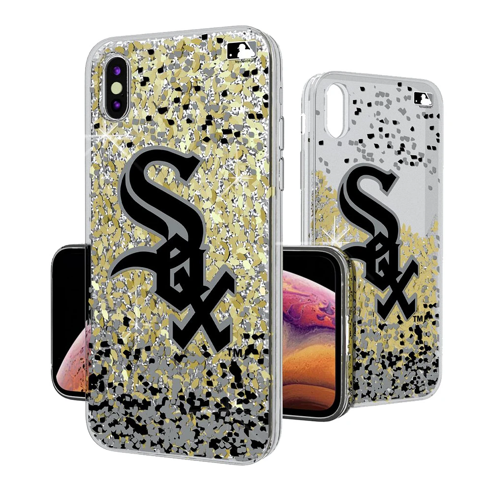 Chicago White Sox Glitter Confetti iPhone Case
