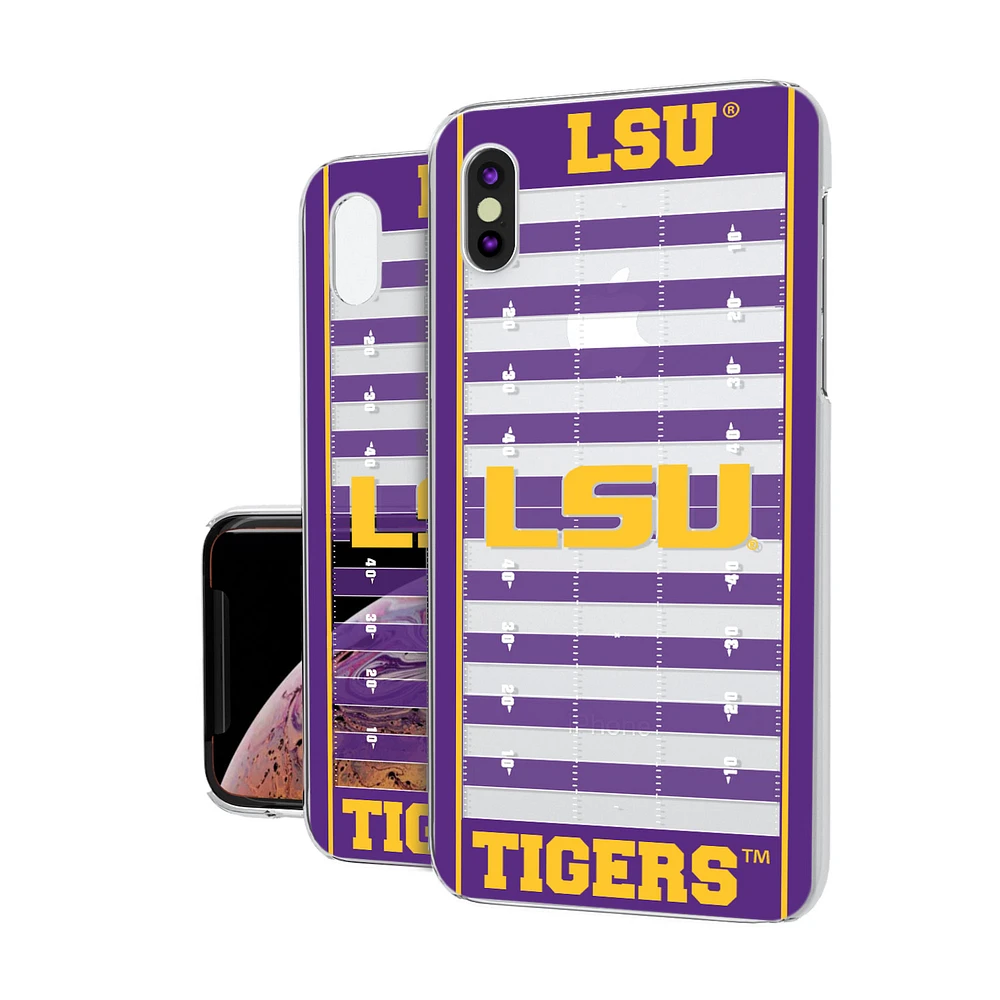 LSU Tigers Clear Field iPhone Case