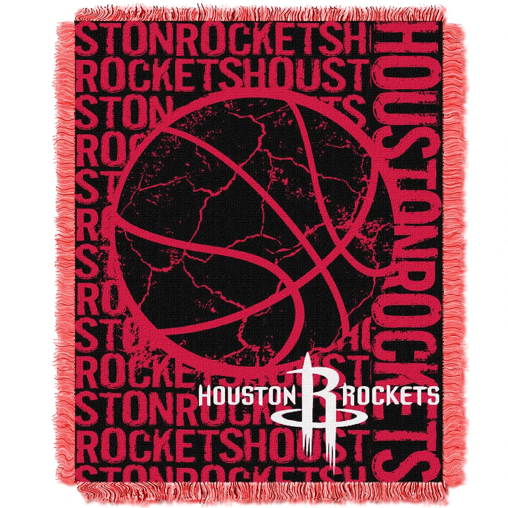 The Northwest Company Houston Rockets 46'' x 60'' Double Play Jacquard Throw