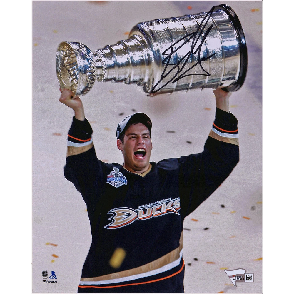 Ryan Getzlaf Anaheim Ducks Autographed 8" x 10" Raising Cup Photograph