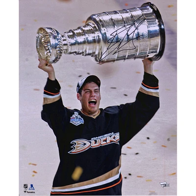 Ryan Getzlaf Anaheim Ducks Autographed 16" x 20" Raising Cup Photograph