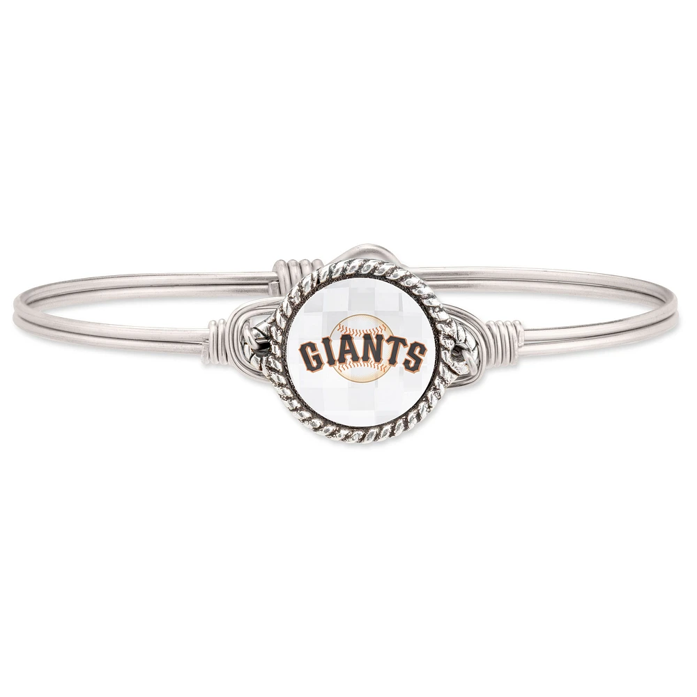 Women's Luca + Danni Silver San Francisco Giants Petite Bangle Bracelet