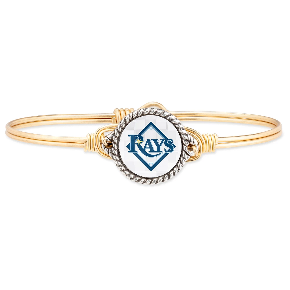 Women's Luca + Danni Gold Tampa Bay Rays Bangle Bracelet