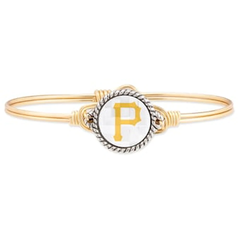 Women's Luca + Danni Gold Pittsburgh Pirates Bangle Bracelet