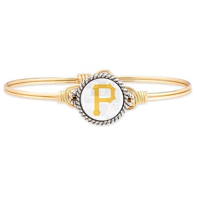 Women's Luca + Danni Gold Pittsburgh Pirates Bangle Bracelet