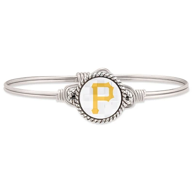 Women's Luca + Danni Silver Pittsburgh Pirates Bangle Bracelet