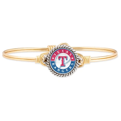 Women's Luca + Danni Gold Texas Rangers Bangle Bracelet