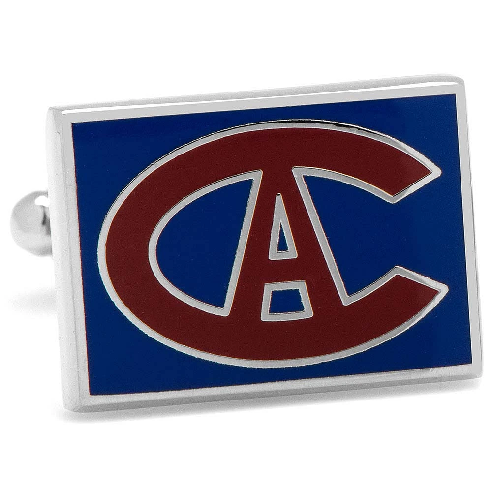 Men's Red Montreal Canadiens Cufflinks