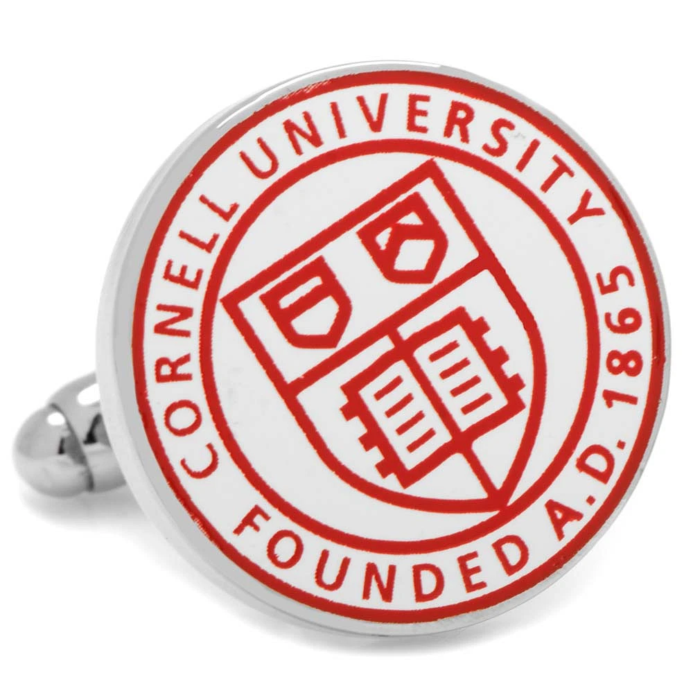 Men's Red Cornell Big Red Cufflinks
