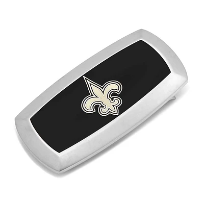 Men's Black New Orleans Saints Cushion Money Clip