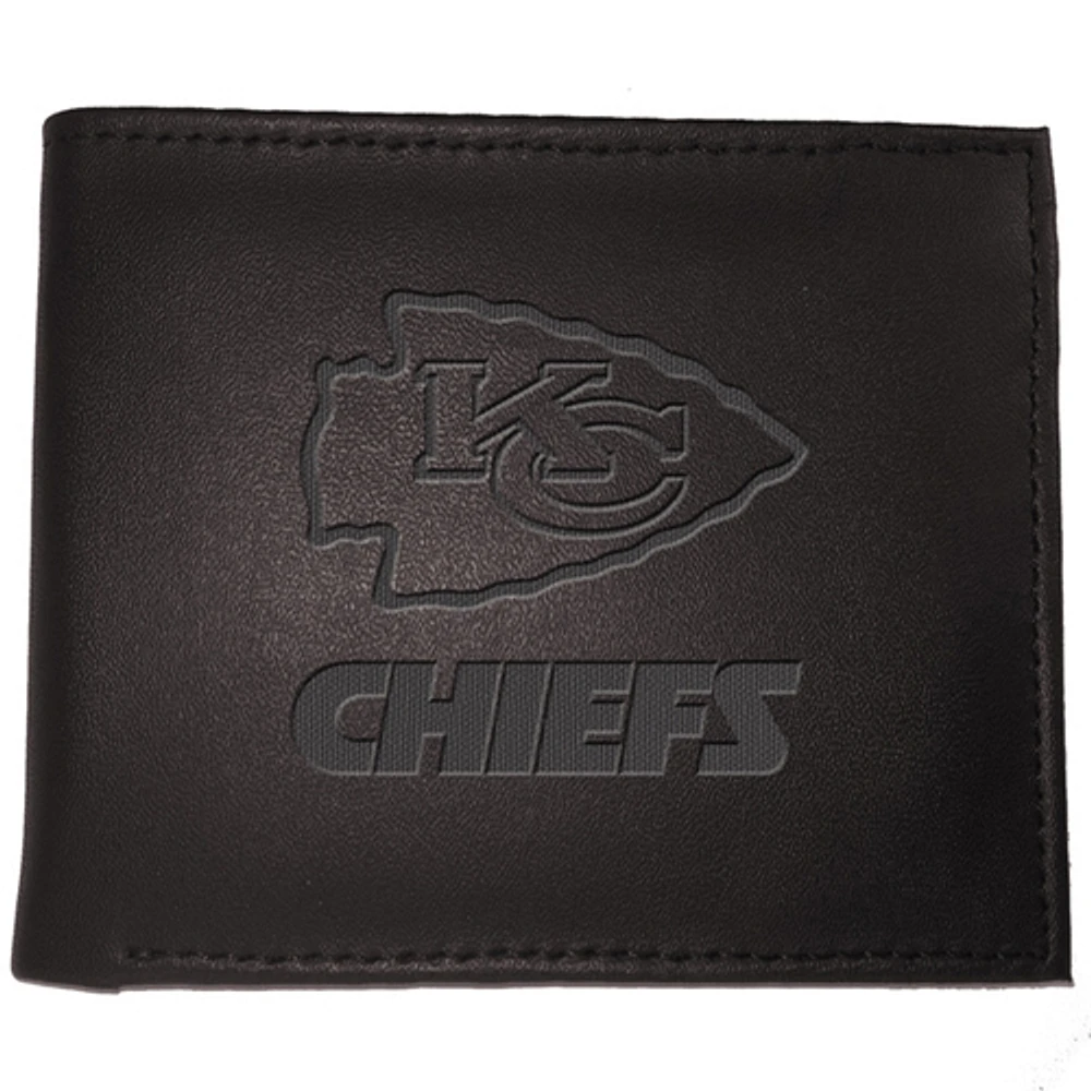 Men's Black Kansas City Chiefs Hybrid Bi-Fold Wallet