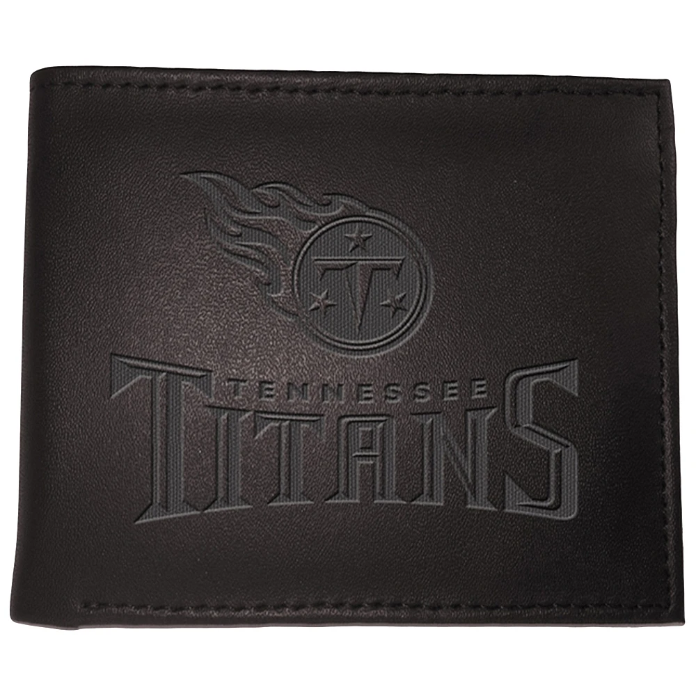 Men's Black Tennessee Titans Hybrid Bi-Fold Wallet