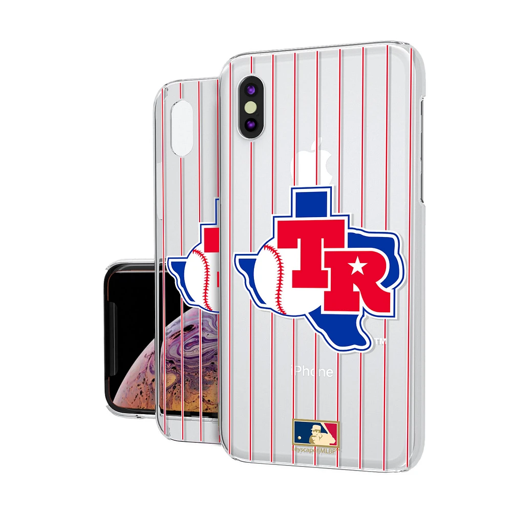 Texas Rangers Cooperstown iPhone Clear Case