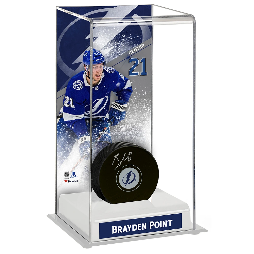 Brayden Point Tampa Bay Lightning Deluxe Tall Hockey Puck Case