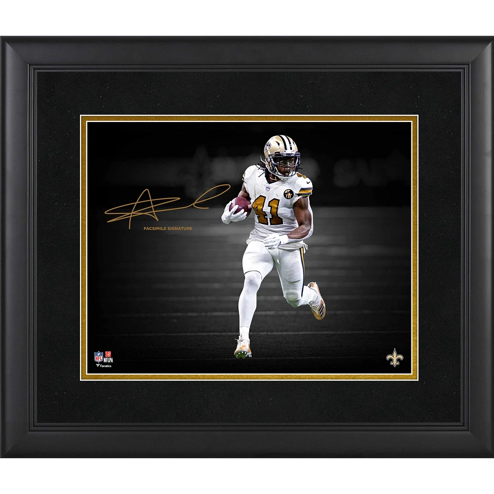 Alvin Kamara New Orleans Saints Framed 11" x 14" Spotlight Photograph - Facsimile Signature