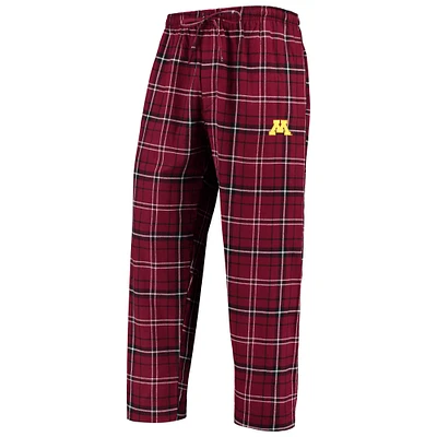 Men's Concepts Sport Maroon/Black Minnesota Golden Gophers Ultimate Flannel Pants