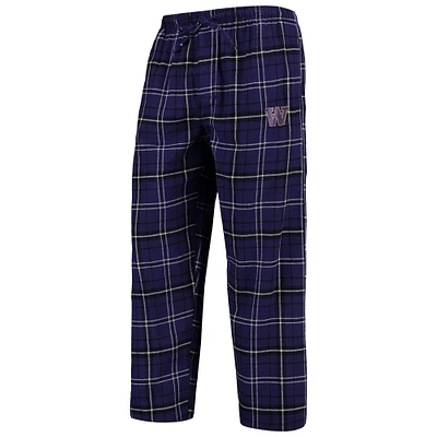 Men's Concepts Sport Purple/Black Washington Huskies Ultimate Flannel Pants