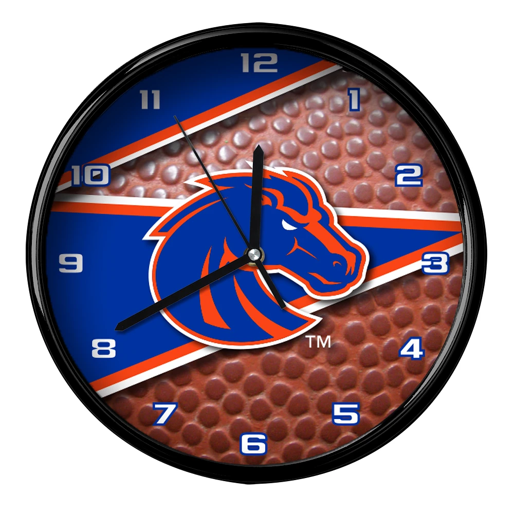 Boise State Broncos 12'' Football Clock