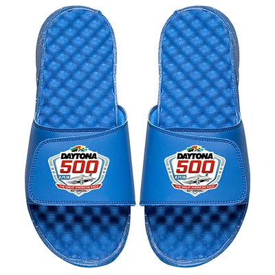 Youth ISlide Royal NASCAR 2019 Daytona 500 Color Logo Slide Sandals