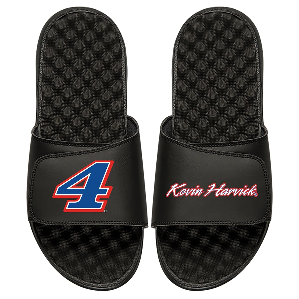 Youth ISlide Black Kevin Harvick NASCAR Driver Split Slide Sandals