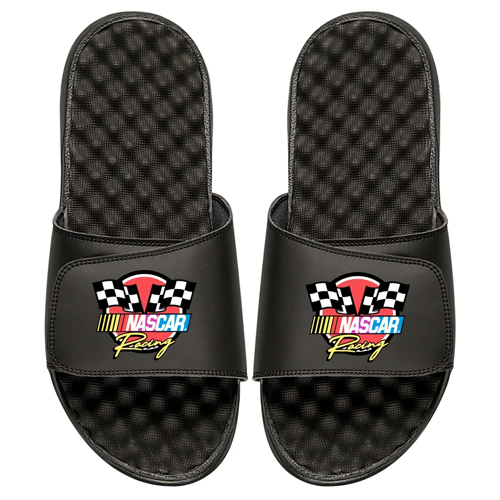 Youth ISlide NASCAR Vintage Color Logo Slide Sandals