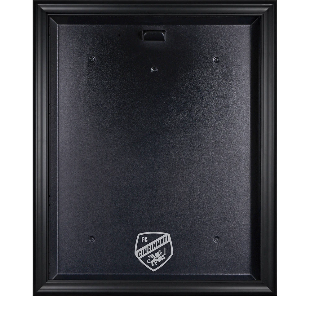 FC Cincinnati Black Framed Team Logo Jersey Display Case