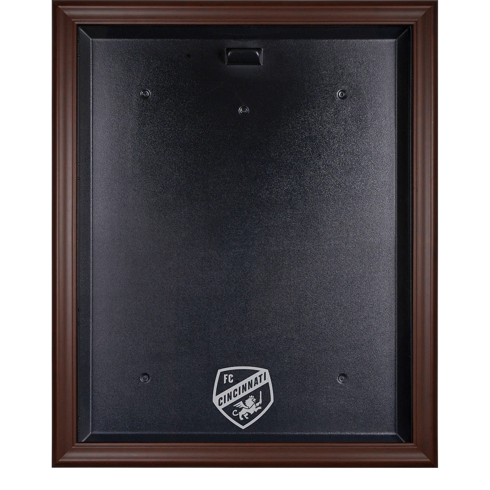 FC Cincinnati Brown Framed Team Logo Jersey Display Case