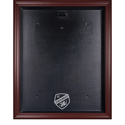 FC Cincinnati Mahogany Framed Team Logo Jersey Display Case