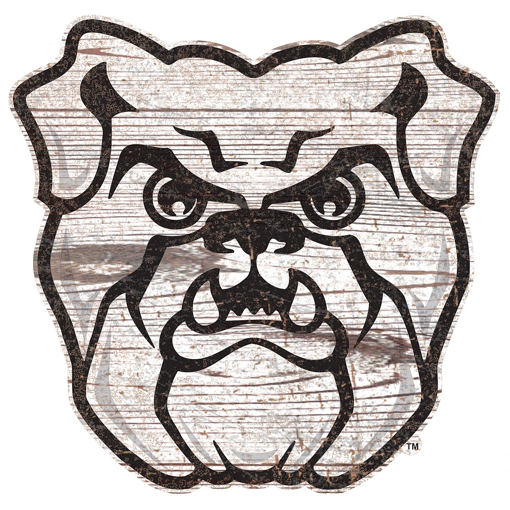 Butler Bulldogs Distressed Logo Cutout Sign