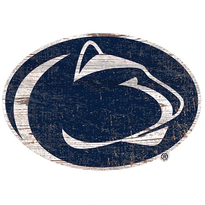 Penn State Nittany Lions Distressed Logo Cutout Sign