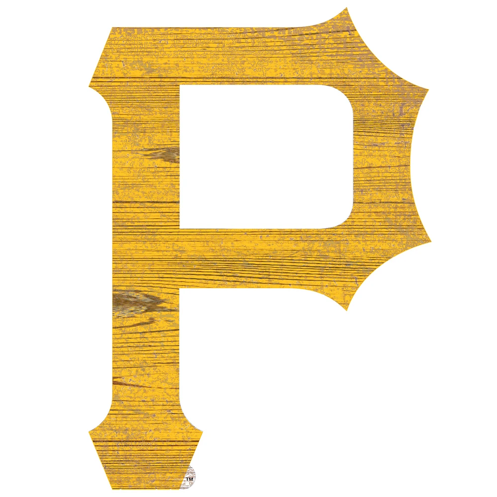 Pittsburgh Pirates Distressed Logo Cutout Sign